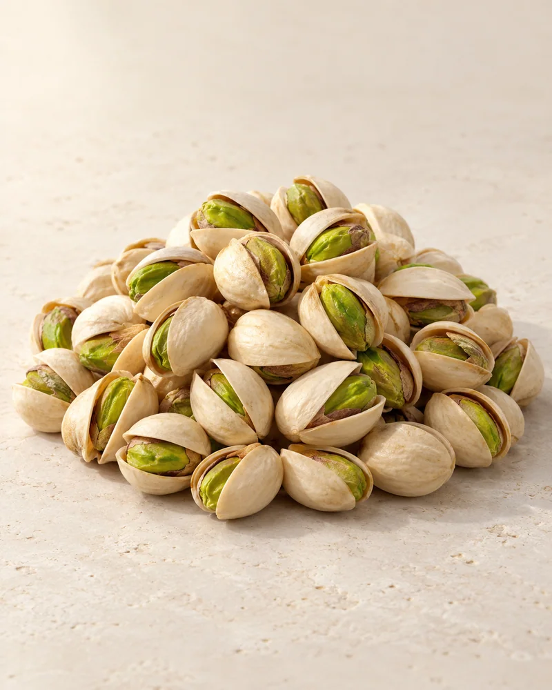 Fandoghi pistachio, close up